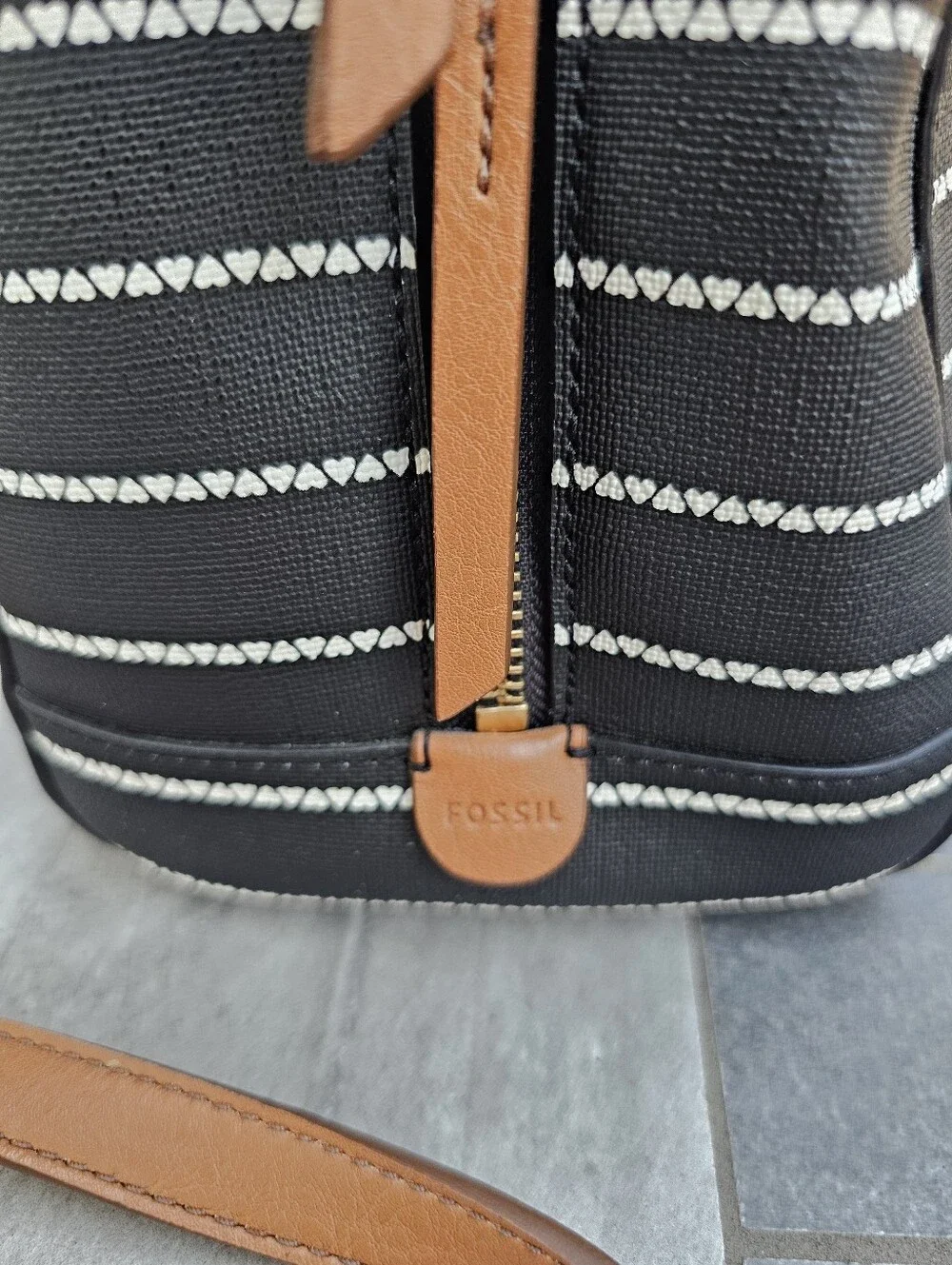 Fossil Satchel the Rachel Collection.